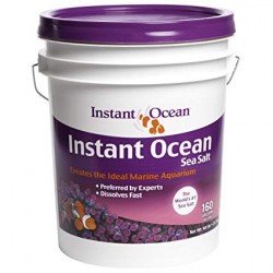Instant Ocean Sea Salt for Marine Aquariums, 160Gal Bucket